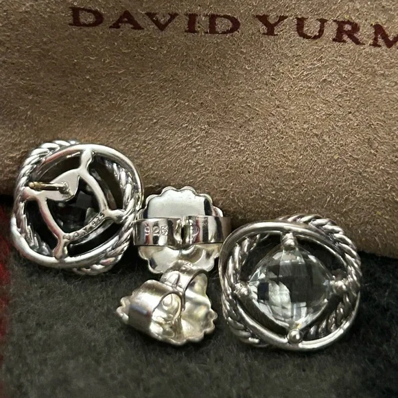 David Yurman Infnity 7mm Prasiolite with DY Pouch - Picture 8 of 9